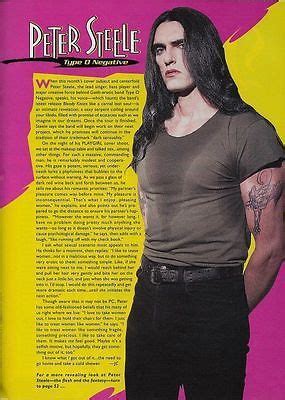 steele playgirl|For sale: Peter Steele (Type O Negative) Playgirl magazine